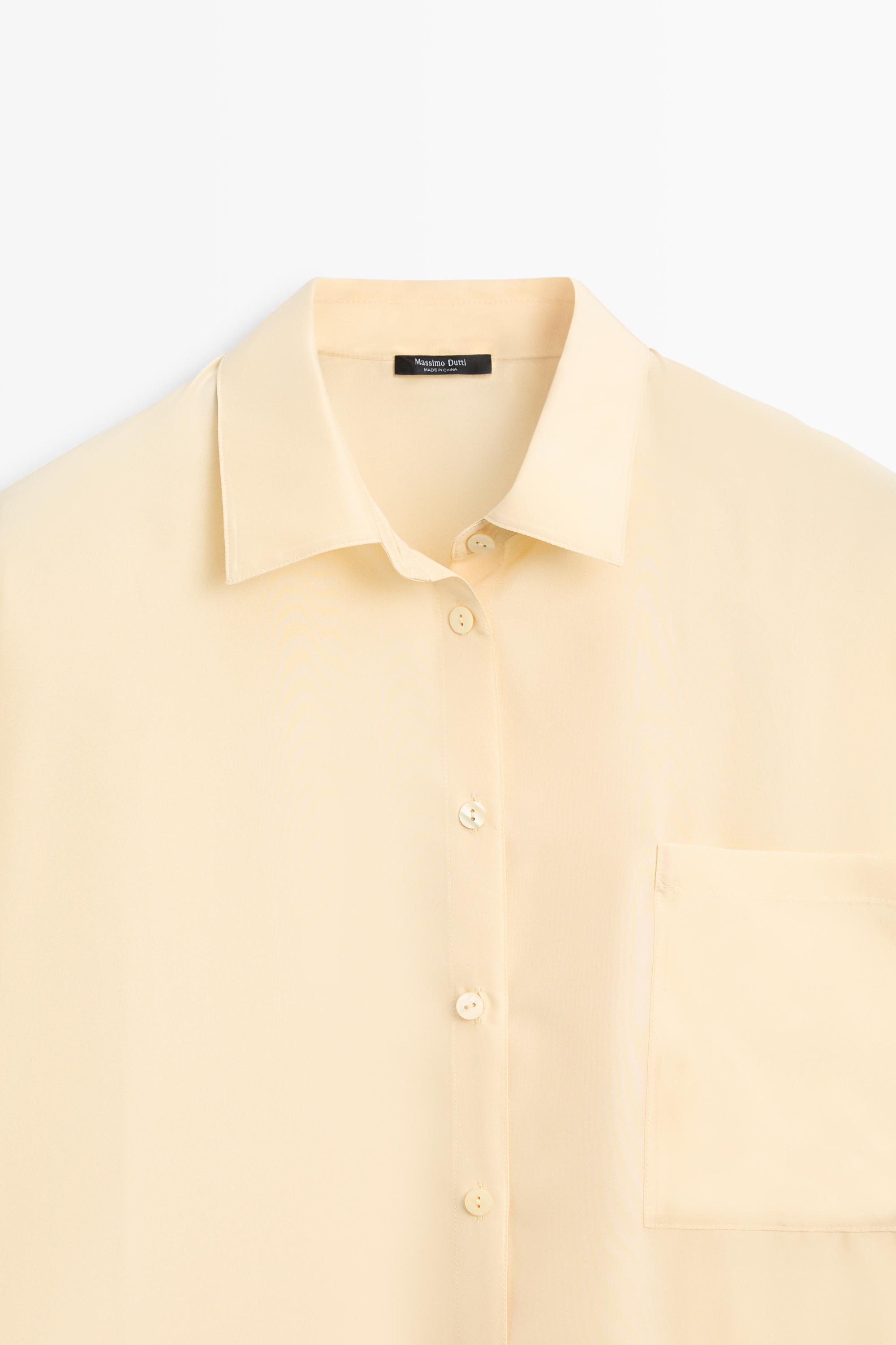 Flowing 100% silk shirt